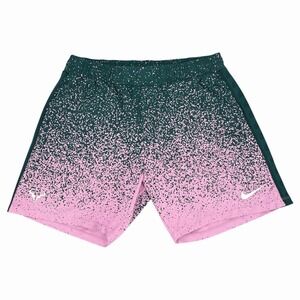 Nike Rafael Nadal Tennis Shorts 2020 ATP Finals 7" DRI-FIT Atomic Teal Rafa Bull